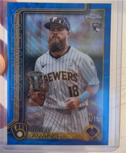 2025 Topps Chrome Update #USC47 Drew Avans — front