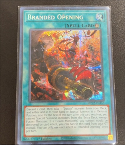 2020 Yu-Gi-Oh! MP20-EN045 Branded Opening — front