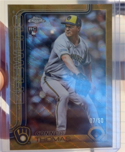 2025 Topps Chrome Update #USC192 Connor Thomas — front