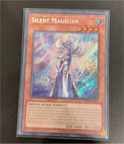 2002 Yu-Gi-Oh! RA02-EN012 Silent Magician — front