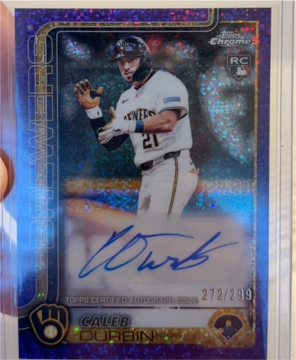 2025 Topps Chrome #272 Caleb Durbin — front