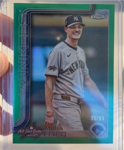 2025 Topps Chrome Update #ASG-26 Max Fried 2025 All-Star Game — front