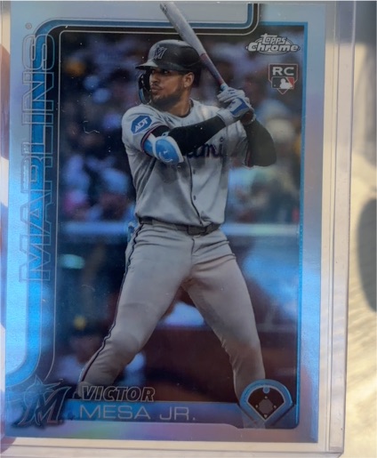2025 Topps Chrome Update #USC4 Victor Mesa Jr. — front