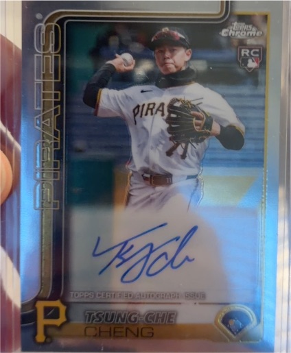 2025 Topps Chrome Update #AC-TCG Tsung-Che Cheng — front