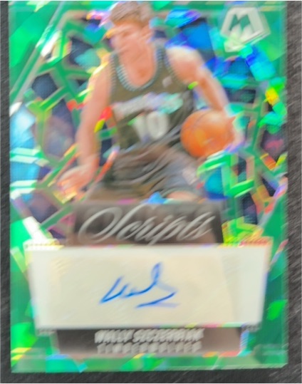 2024-25 Panini Mosaic Scripts Auto Luke Schenscher — front