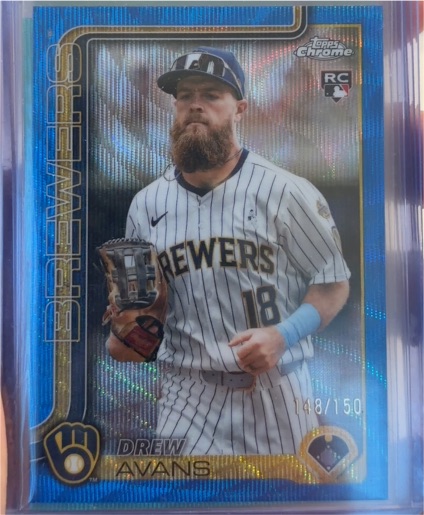 2025 Topps Chrome Update #USC47 Drew Avans — front