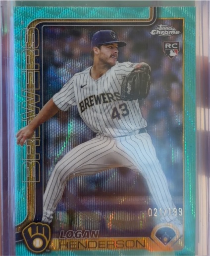 2025 Topps Chrome Update #USC65 Logan Henderson — front