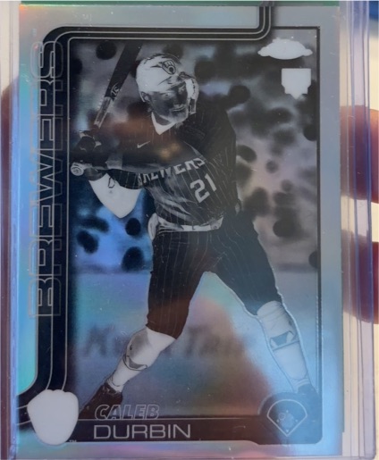 2025 Topps Chrome Update #USC82 Caleb Durbin — front