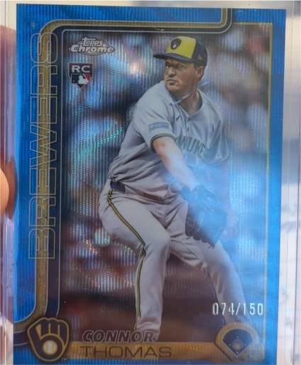2025 Topps Chrome Update #074 Connor Thomas — front