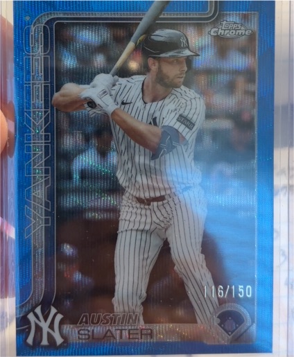2025 Topps Chrome Update #USC137 Austin Slater — front