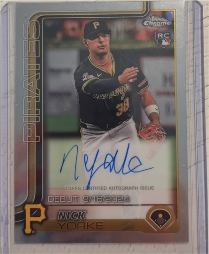 2025 Topps Chrome #RA-NY Nick Yorke — front