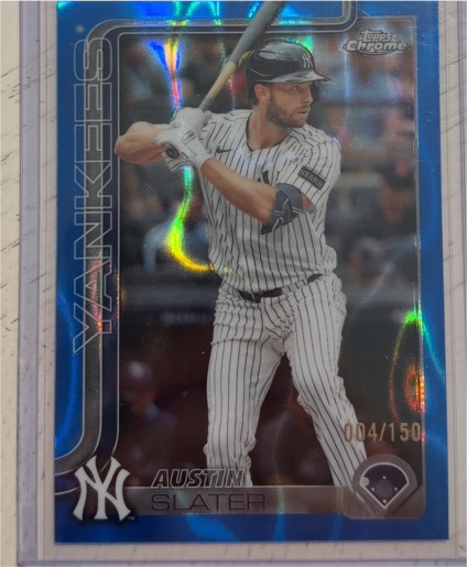 2025 Topps Chrome Update #USC137 Austin Slater — front