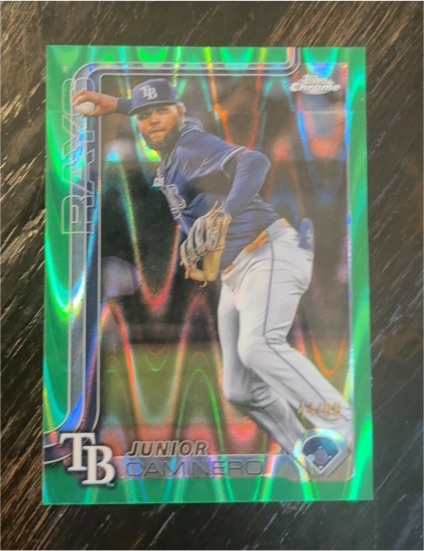 2025 Topps Chrome Update #USC109 Junior Caminero — front