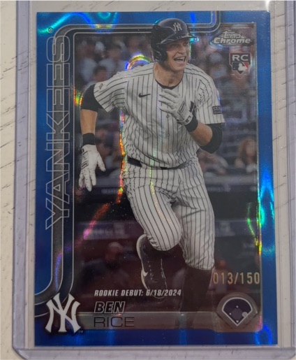 2025 Topps Chrome Update #USC138 Ben Rice — front
