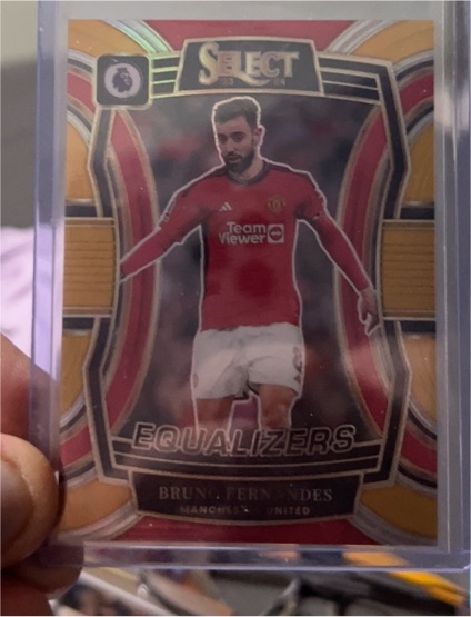 2023-24 Panini Select Premier League Equalizers #25 Bruno Fernandes — front