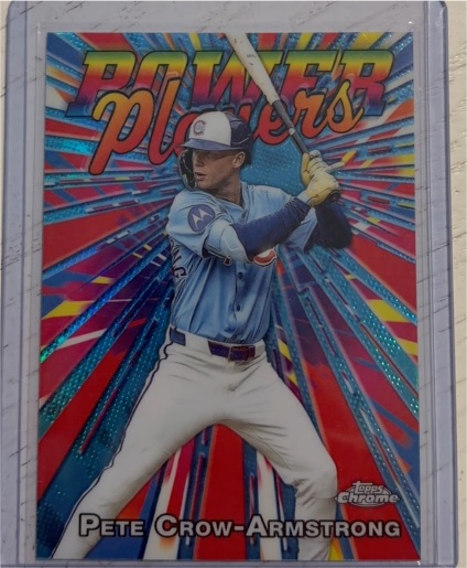 2025 Topps Chrome Update #PP-44 Pete Crow-Armstrong Power Players — front