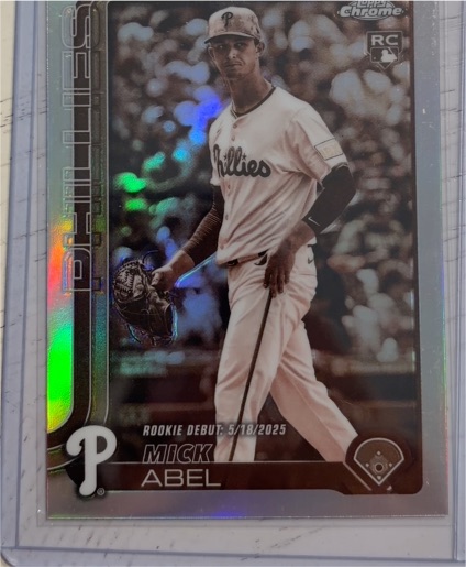 2025 Topps Chrome Update #US270 Mick Abel Rookie Debut — front