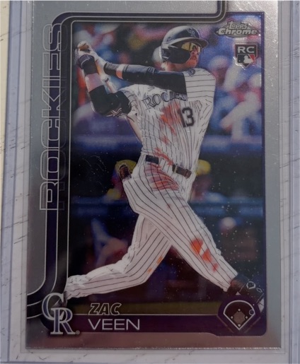 2025 Topps Chrome Update #USC28 Zac Veen — front
