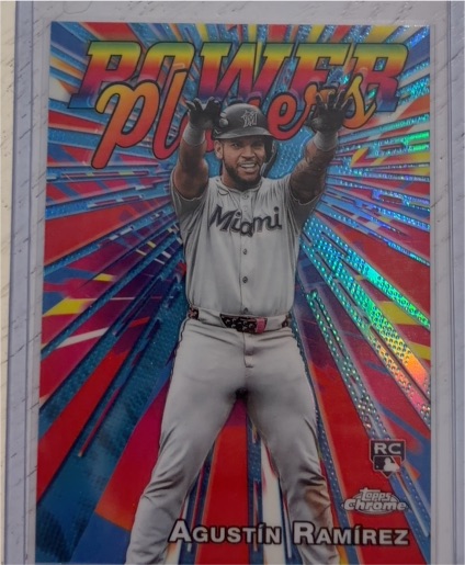 2025 Topps Chrome Update #PP-29 Agustin Ramirez Power Players Rookie — front
