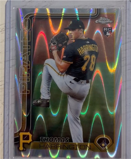 2025 Topps Chrome Update #USC177 Thomas Harrington — front