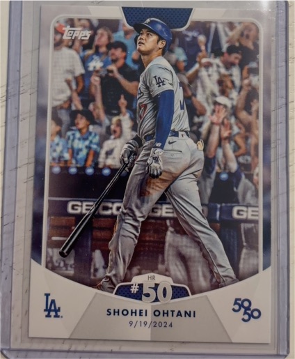 2024 Topps 50/50 #50 Shohei Ohtani — front