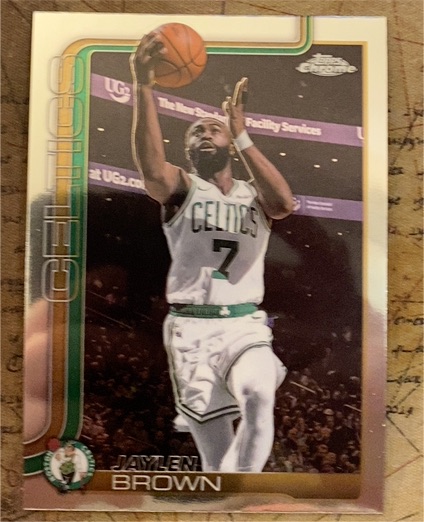2025-26 Topps Chrome #51 Jaylen Brown — front