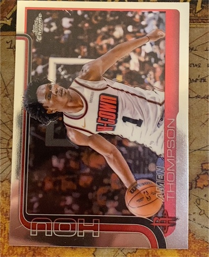 2025-26 Topps Chrome #17 Amen Thompson — front