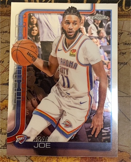 2025-26 Topps Chrome #121 Isaiah Joe — front