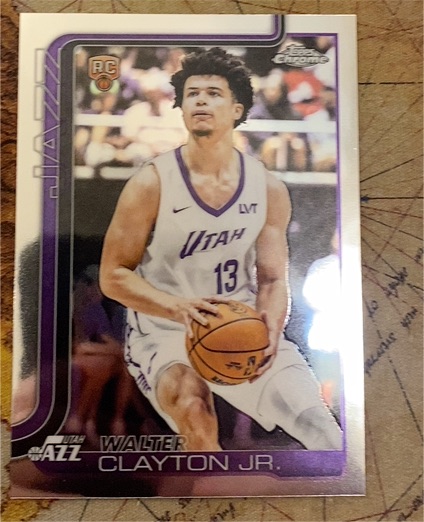 2025-26 Topps Chrome #268 Walter Clayton Jr. — front