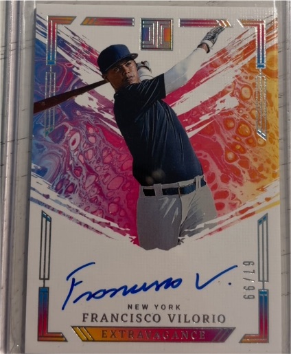 2024 Panini Impeccable Extravagance #EA-FV Francisco Vilorio — front
