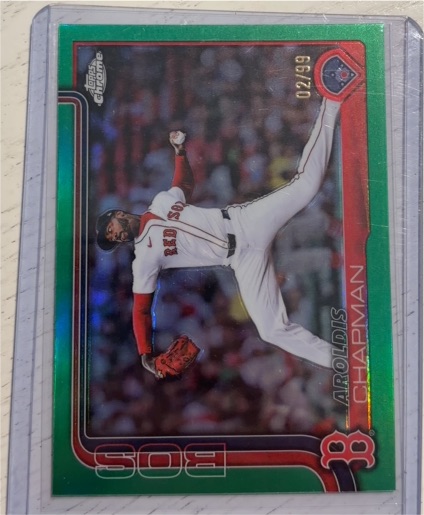 2025 Topps Chrome Update #USC191 Aroldis Chapman — front