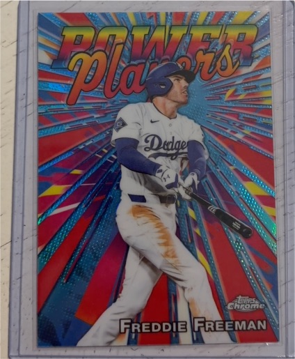 2025 Topps Chrome Update #PP-40 Freddie Freeman Power Players — front
