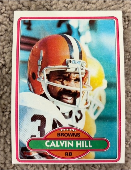 1980 Topps #9 Calvin Hill — front