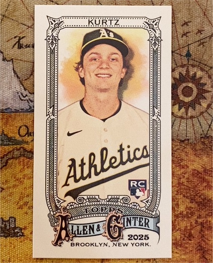 2025 Topps Allen & Ginter Mini #296 Nick Kurtz — front