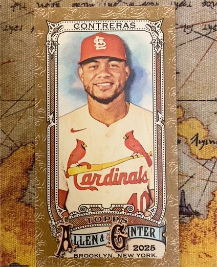 2025 Topps Allen & Ginter #199 Willson Contreras Mini — front