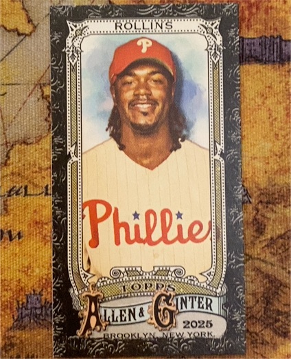 2025 Topps Allen & Ginter #159 Jimmy Rollins — front