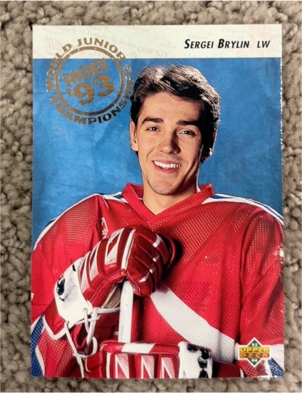 1993-94 Upper Deck #276 Sergei Brylin Rookie Russia — front