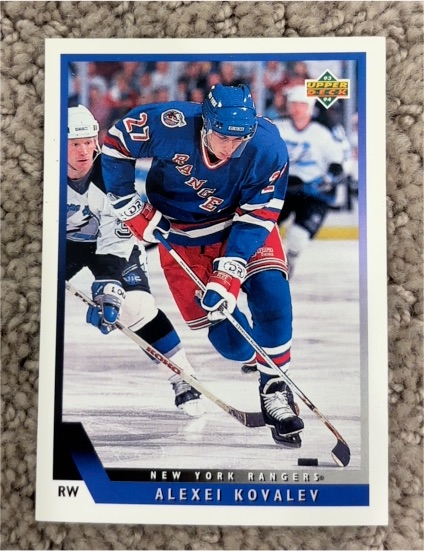 1993-94 Upper Deck #27 Alexei Kovalev — front