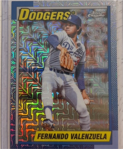 2025 Topps Update Silver Pack Mojo #U90C-14 Fernando Valenzuela — front