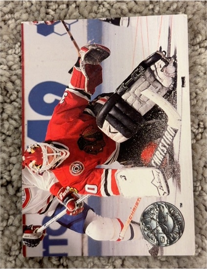 1991-92 Pro Set Platinum #26 Ed Belfour Chicago Blackhawks — front
