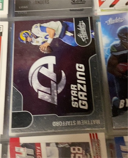 2022 Panini Absolute #SG-8 Matthew Stafford Star Gazing — front