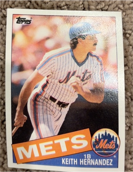 1985 Topps #80 Keith Hernandez — front