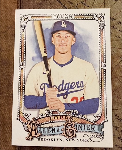2025 Topps Allen & Ginter #203 Tommy Edman — front