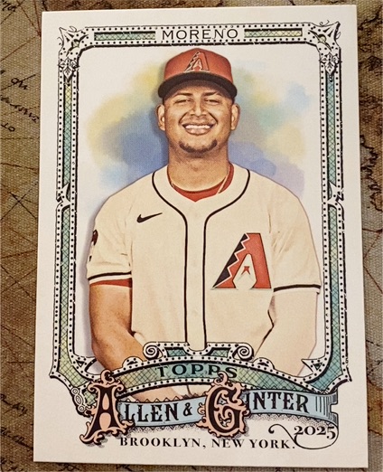 2025 Topps Allen & Ginter #172 Gabriel Moreno — front