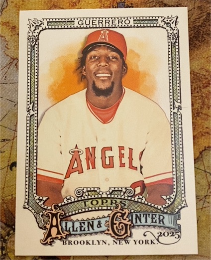 2025 Topps Allen & Ginter #327 Vladimir Guerrero — front