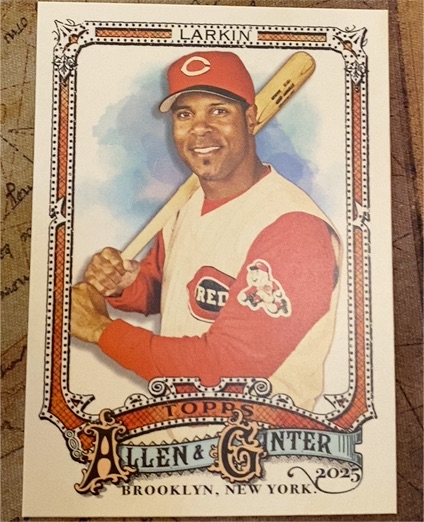 2025 Topps Allen & Ginter #315 Barry Larkin — front