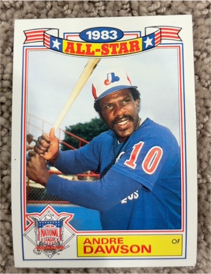1984 Topps Glossy All-Stars #18 Andre Dawson — front