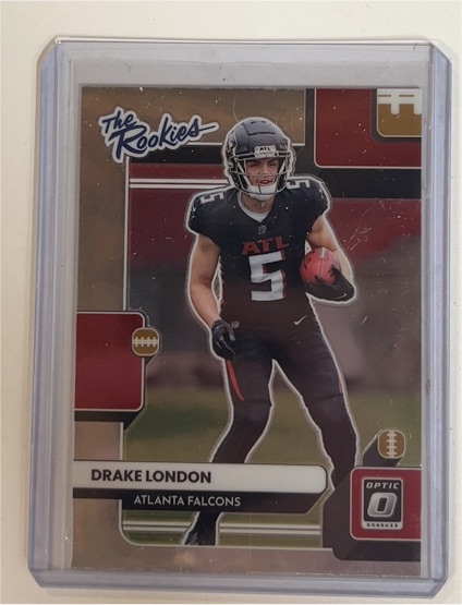 2022 Donruss Optic #TR-6 Drake London — front