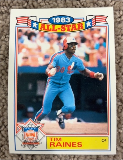 1984 Topps Glossy All-Stars #17 Tim Raines — front