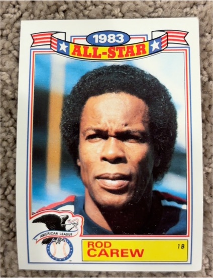 1984 Topps Glossy All-Stars #2 Rod Carew — front